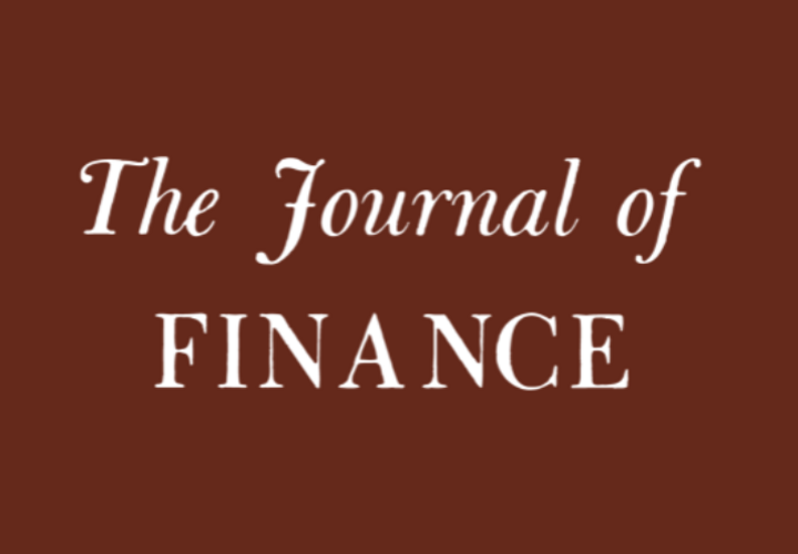 Journal of Finance